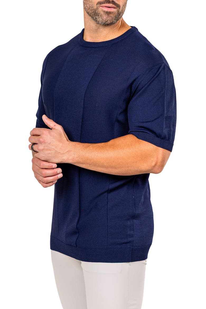 Marthy Blue Crewneck, Alternate, color, BLUE