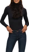 GORSKI Knit Genuine Shearling Pull-Through Scarf