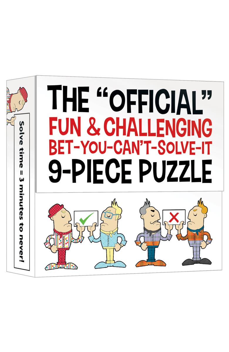 ALL THINGS EQUAL The "Official" Fun & Challenging Bet You Can't Solve It Puzzle, 9Pieces, Main, color,