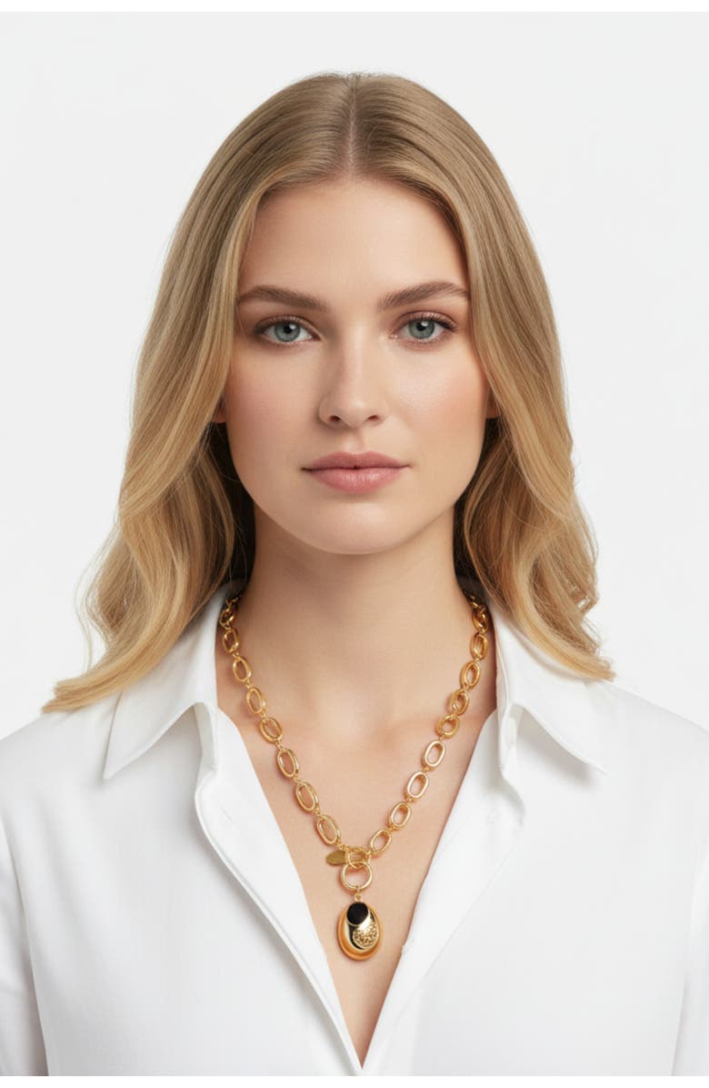 Daniela Millan Jewelry Promise Pendant Necklace, Alternate, color, Gold