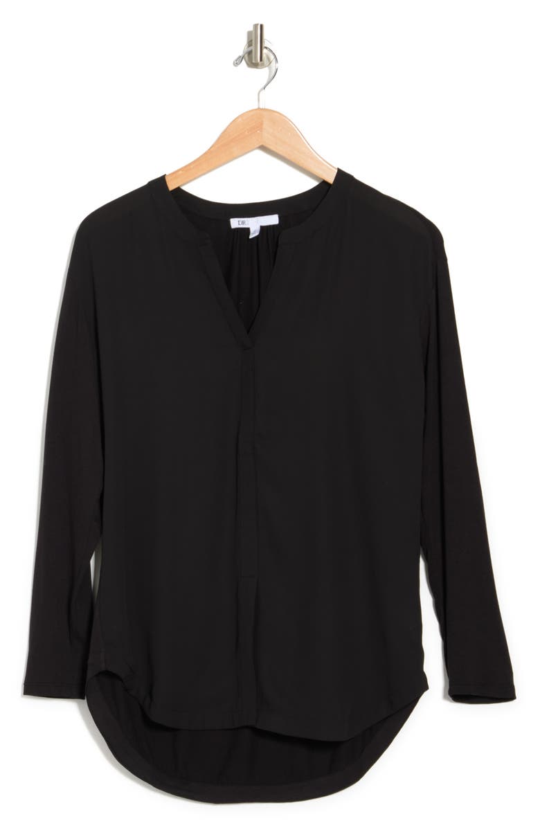 DR2 by Daniel Rainn Daniel Rainn Mixed Media Colorblock Blouse, Alternate, color, 