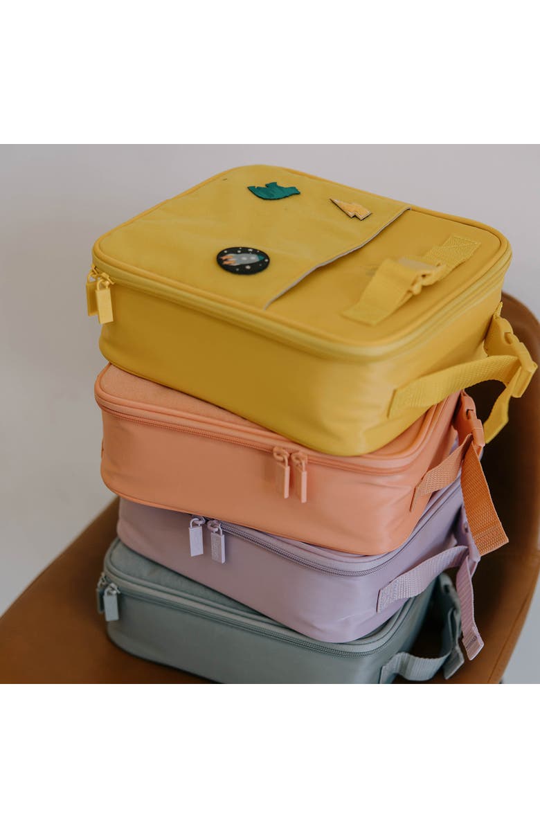 Parker Kids Co. Lunch box + Patches - Adventure Set, Alternate, color, Rain