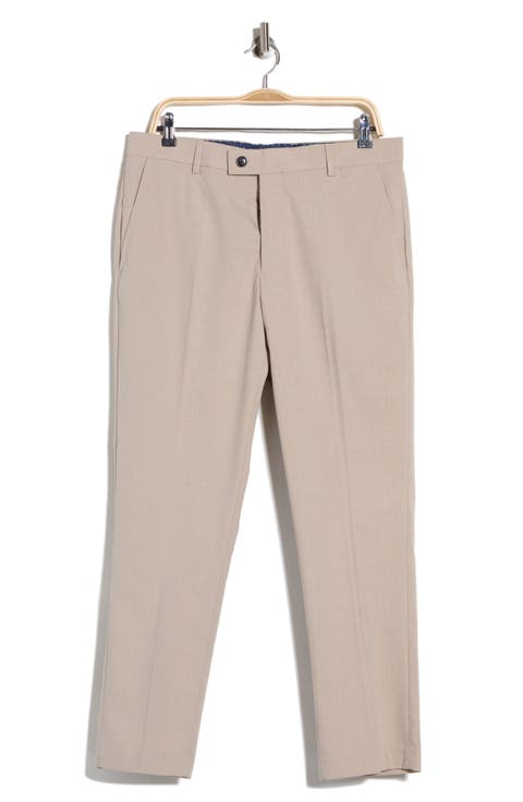 Flat Front Oxford Dress Pants