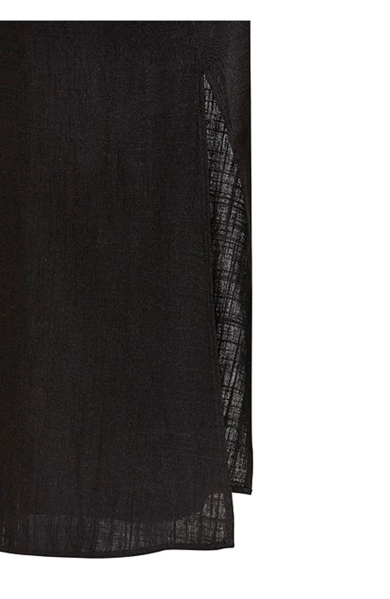 LASCANA Women's Button Detail Maxi Dress, Alternate, color, Black