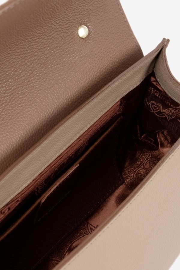 Signature CV By Cavalinho Leather Handbag 647, Alternate, color, Sand / Beige