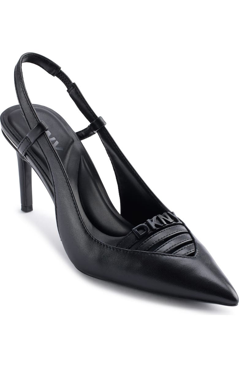 DKNY Malden Slingback Pointed Toe Pump, Main, color, Black