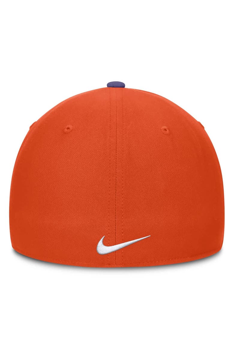 Nike Men's Nike Purple/Orange Clemson Tigers 2025 Sideline Rise Local Performance Flex Hat, Alternate, color, Purple