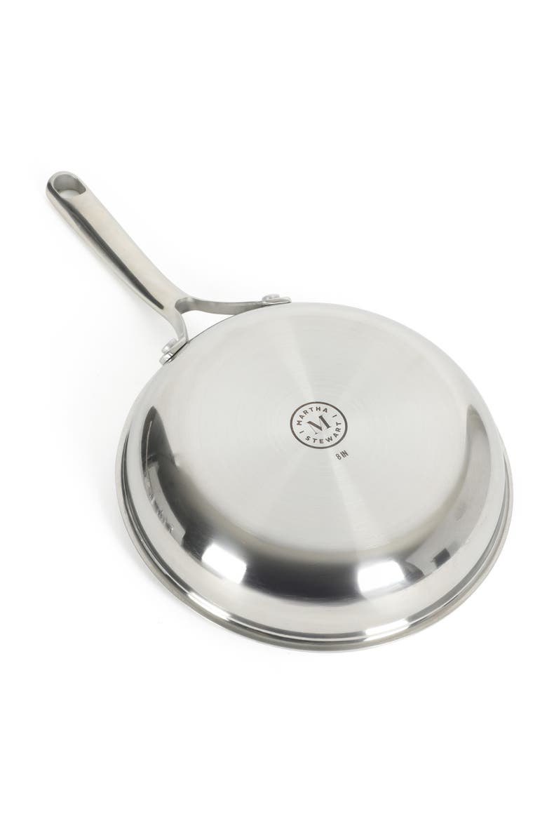 Badgley 10-Piece Nonstick Tri-Ply Cookware Set, Alternate, color, Stainless