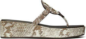 Miller Platform Wedge Thong Sandal