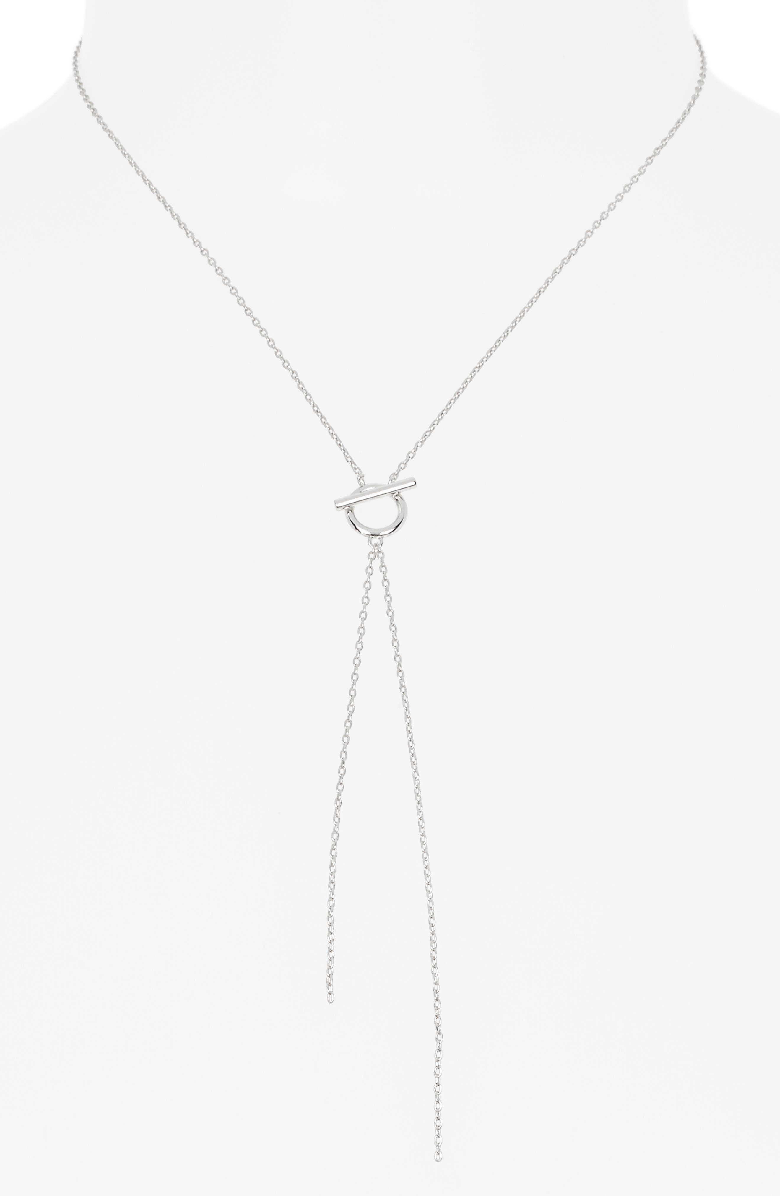 NORDSTROM RACK Toggle Y-Drop Necklace