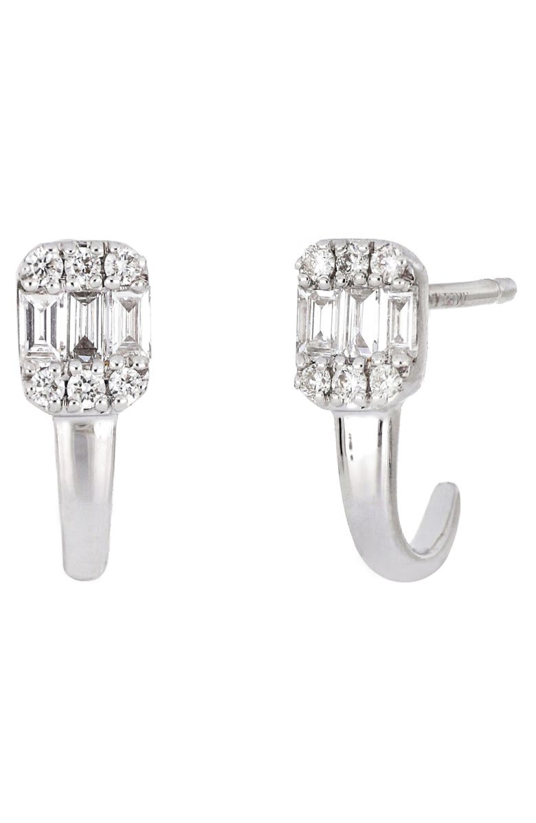 Bony Levy Mika Diamond Huggie Hoop Earrings, Alternate, color, 
