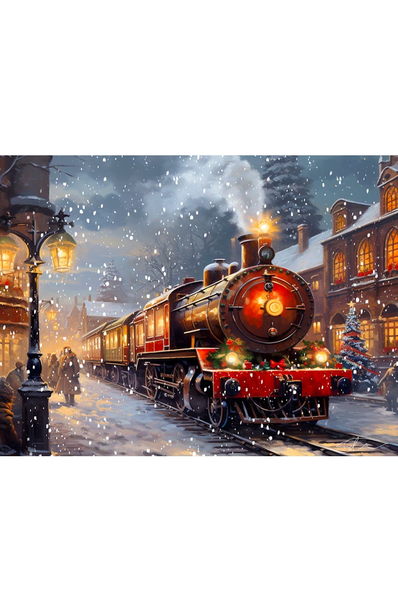 Sunsout Train Through the City 500 piece Jigsaw Puzzle for Adults, Alternate, color, Multicolor