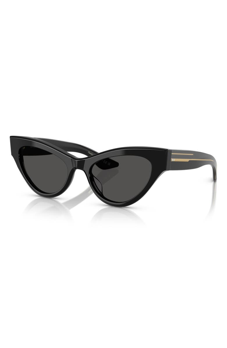 Oliver Peoples x KHAITE 54mm Cat Eye Sunglasses, Alternate, color, Black