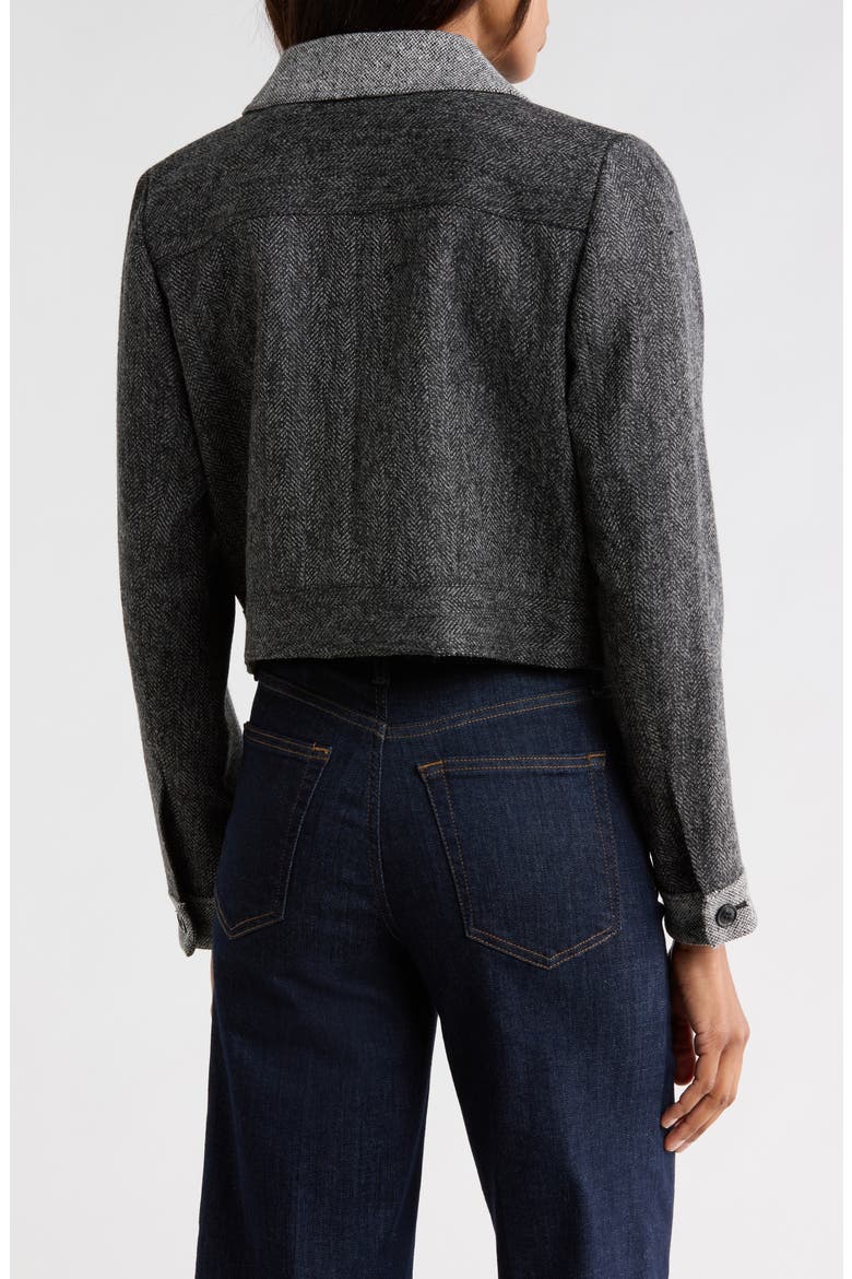 Button Front Jacket, Alternate, color, CHECK MULTI