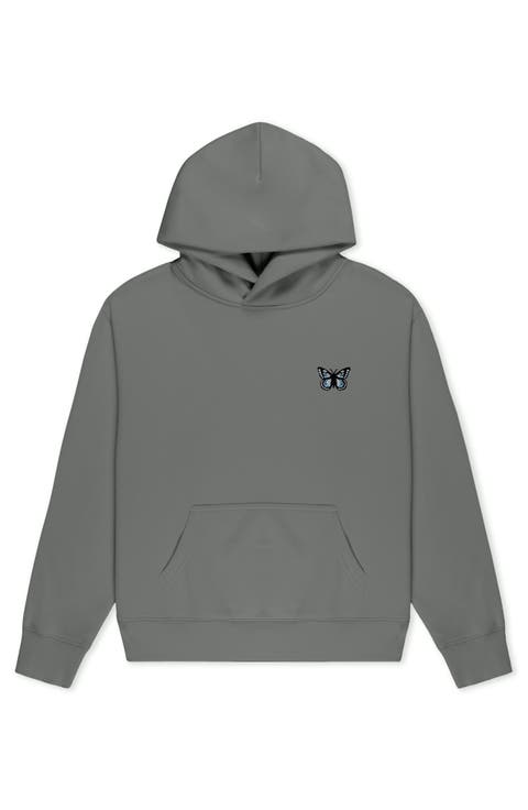 Butterfly Relaxed Midweight Fleece Pullover Hoodie