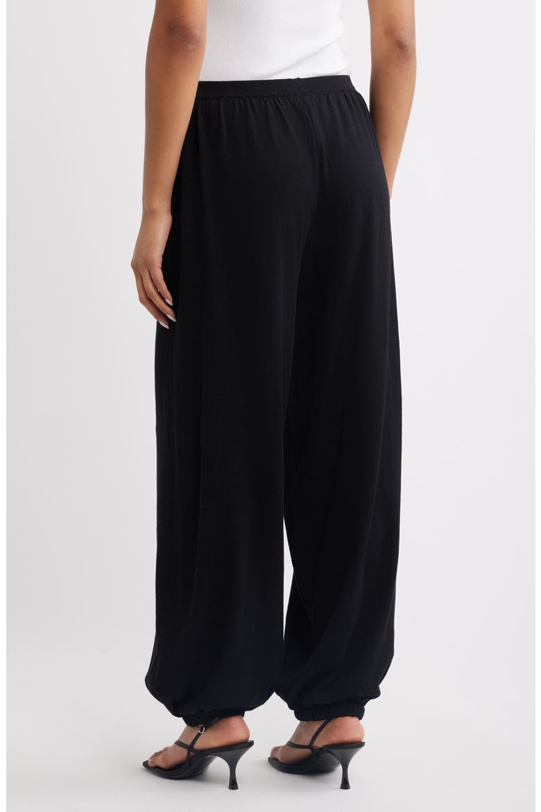 LaLaLa Cuffed Pants, Alternate, color, BLACK