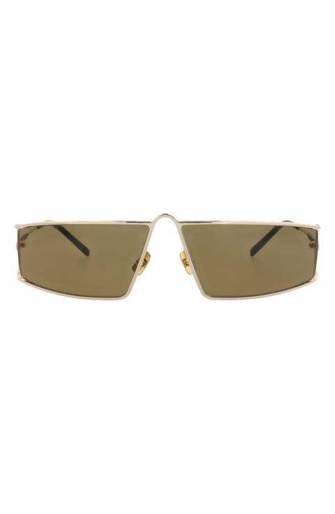 66mm Geometric Sunglasses