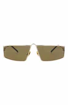 66mm Geometric Sunglasses
