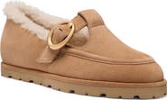 Stuart Weitzman Dakota Genuine Shearling Mary Jane Flat