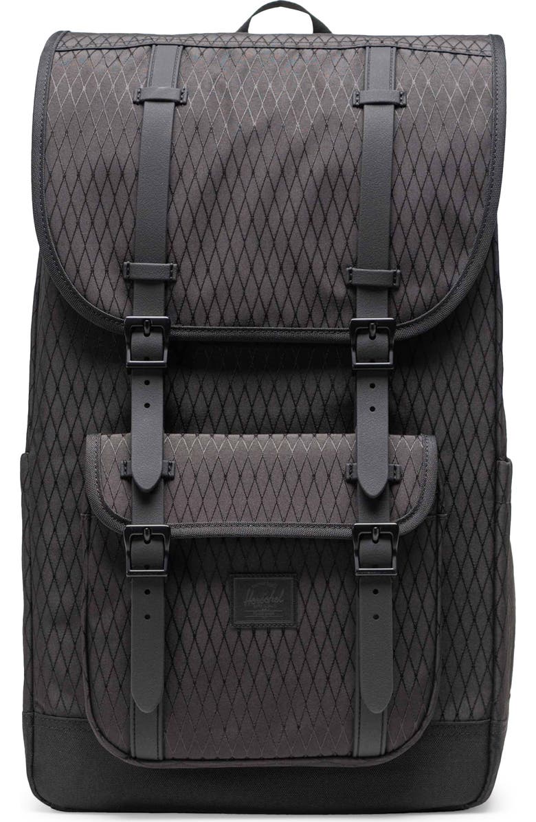 Herschel Supply Co. Little America Backpack, Main, color, Black Diamond/Black