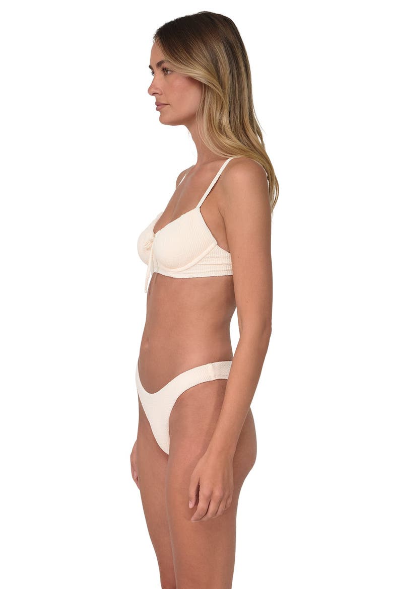 Avila Underwire Bikini Swimsuit Top, Alternate, color, Buttercream Scrunch