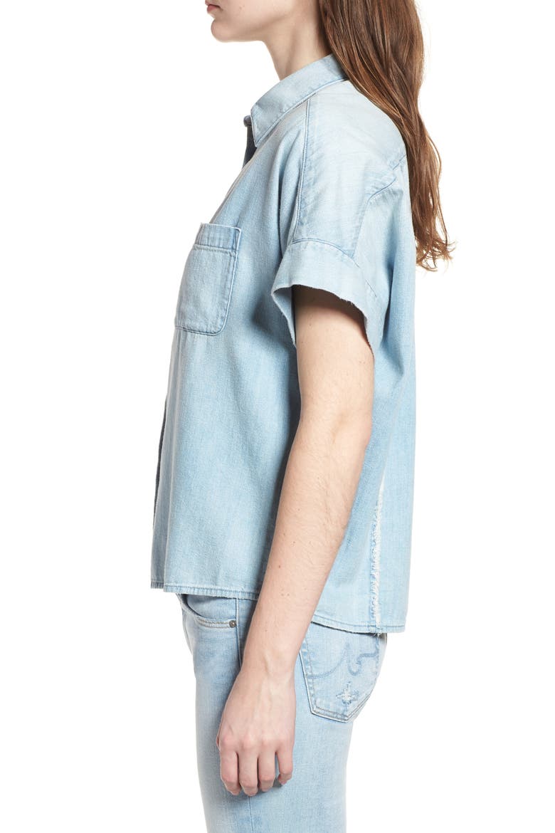 Hadley Denim Shirt, Alternate, color, MARQUIS