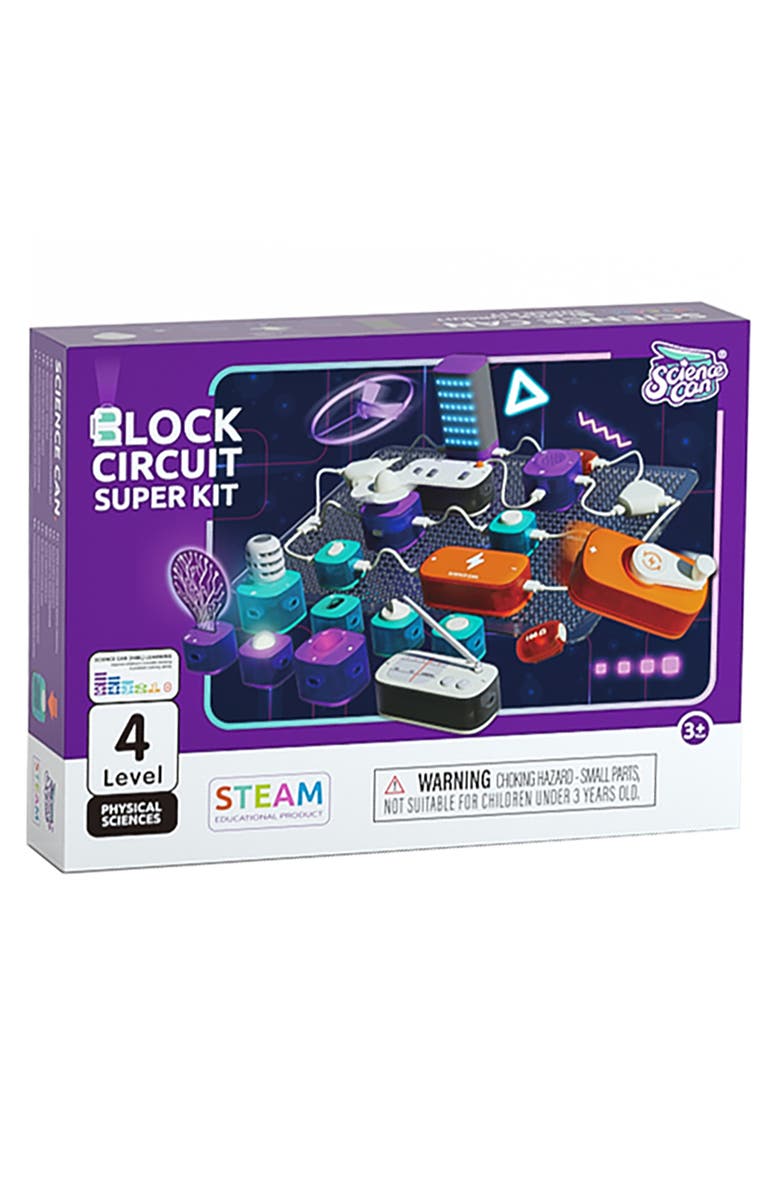 Science Can Block Circuit Super Kit, Main, color, Multicolored