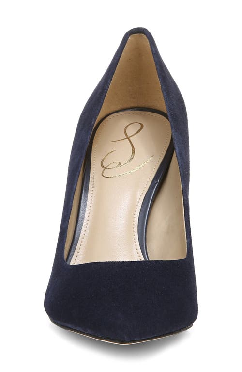 Sam Edelman Hazel Pointed Toe Pump In Blue