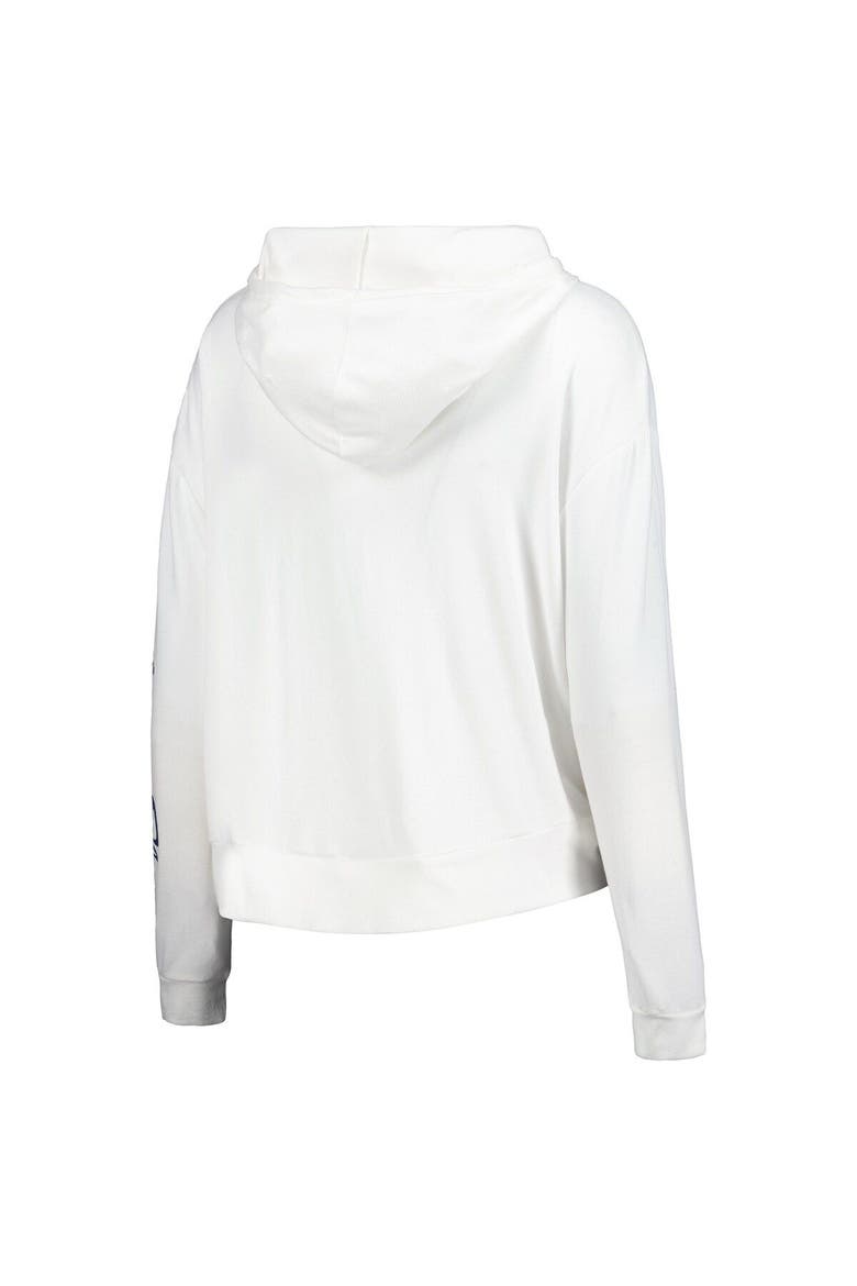 Women's Concepts Sport Cream St. Louis Blues Accord Hacci Long Sleeve Hoodie T-Shirt, Alternate, color, White
