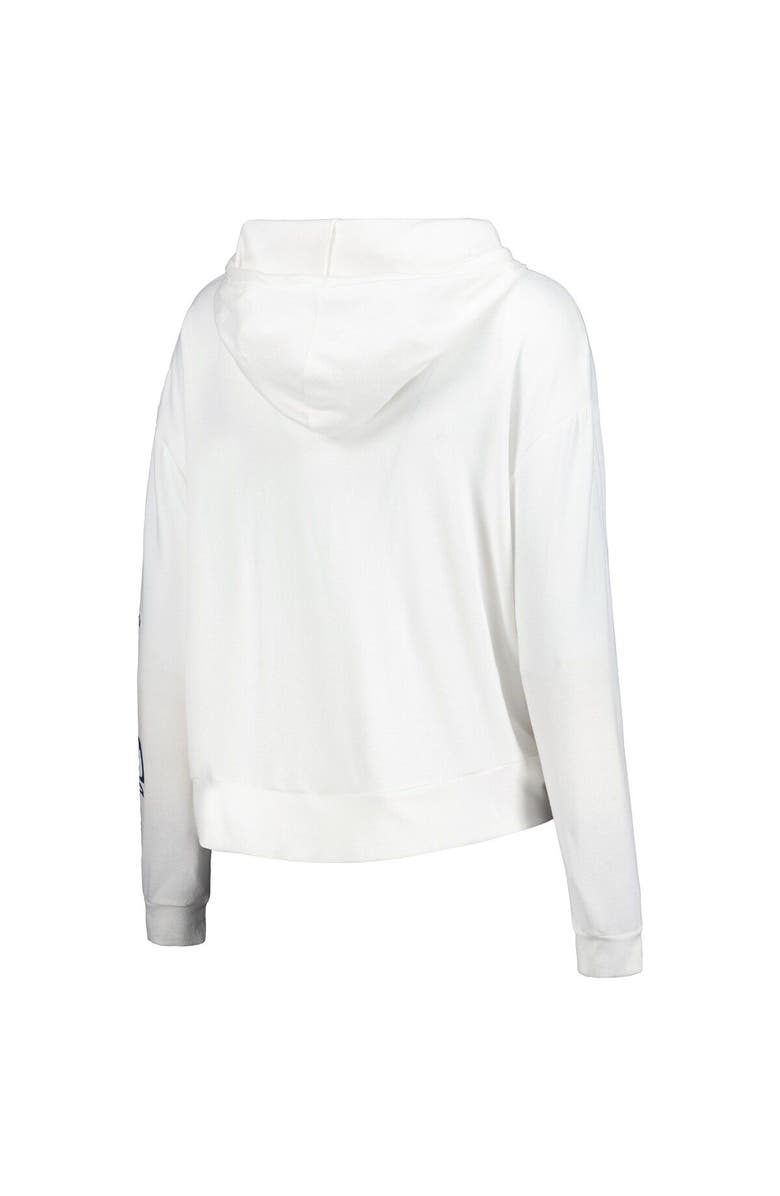 CONCEPTS SPORT Women's Concepts Sport Cream St. Louis Blues Accord Hacci Long Sleeve Hoodie T-Shirt, Alternate, color, White