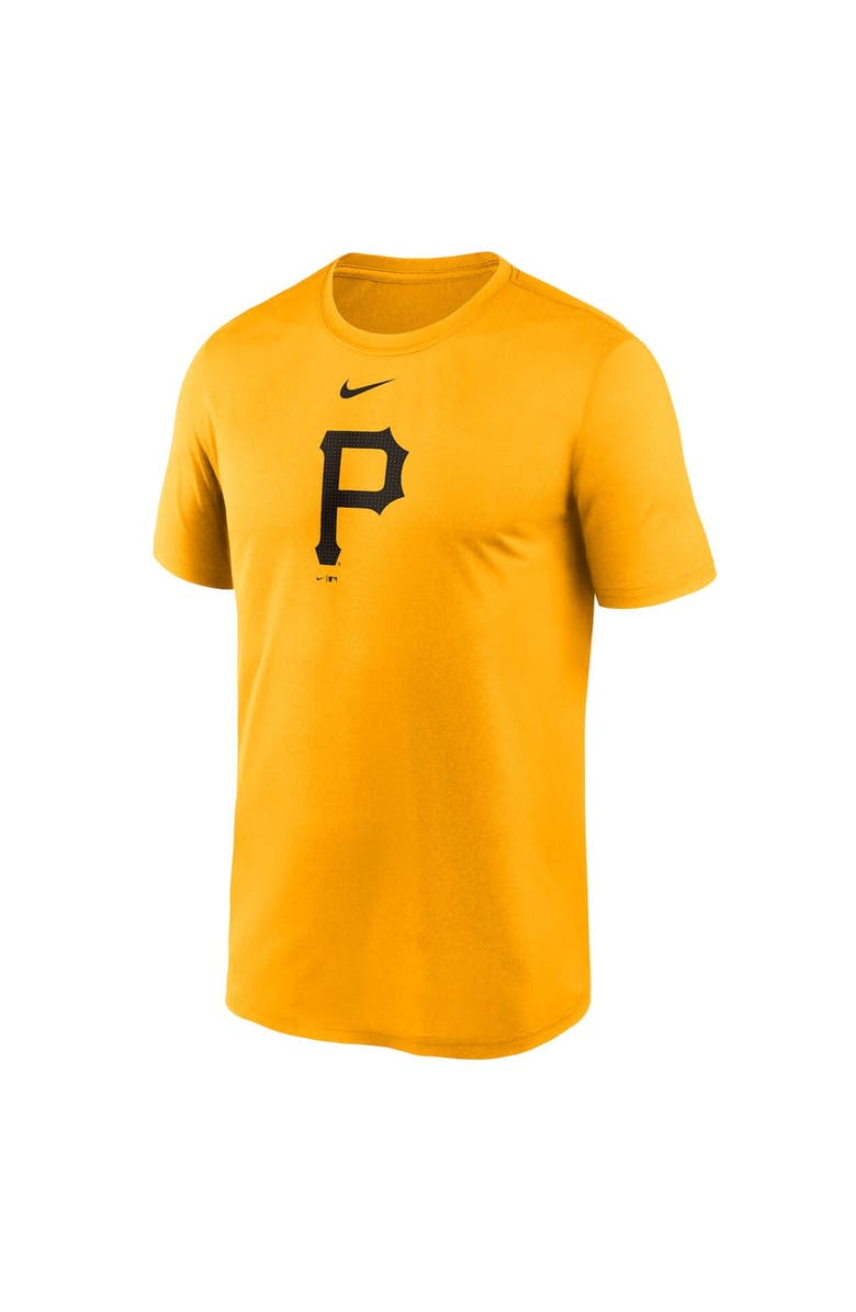 Nike Men's Nike Gold Pittsburgh Pirates Legend Fuse Large Logo Performance T-Shirt, Alternate, color, Yellow