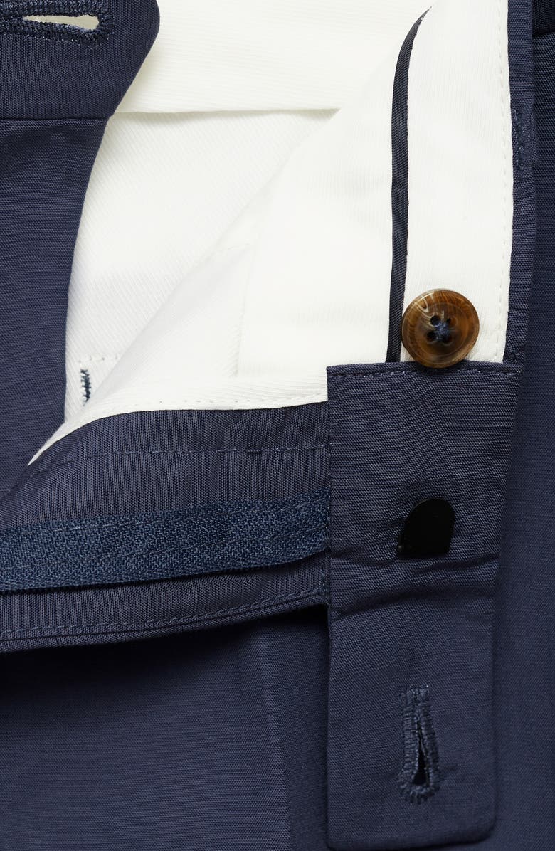 MANGO Slim Fit Pants, Alternate, color, Blue