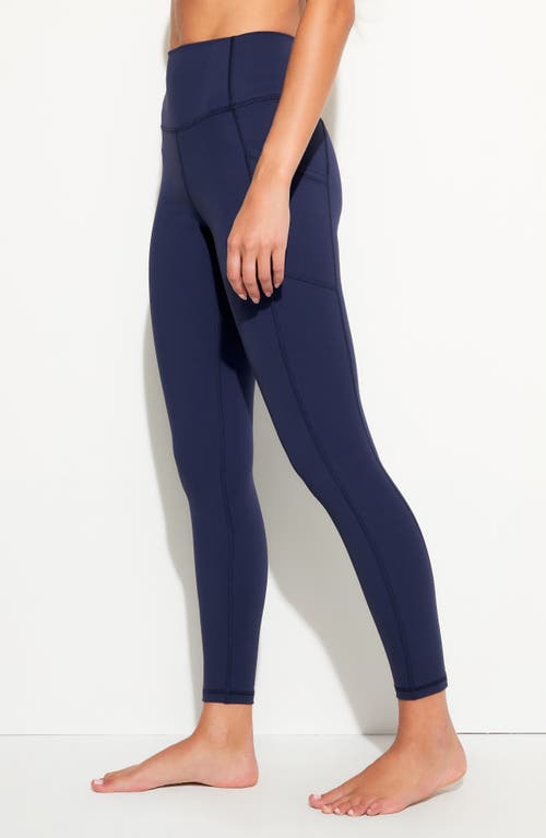 Spiritual Gangster Ada High Waist Dream Tech Jersey Leggings In Indigo