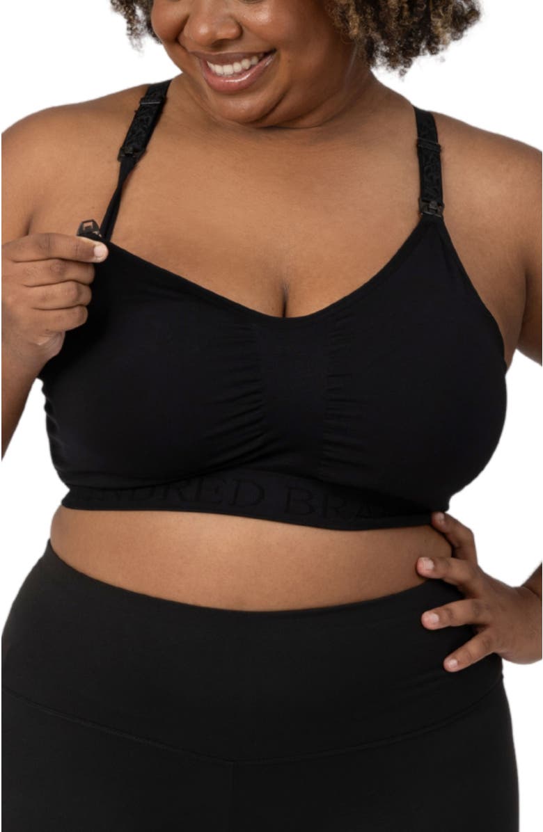 Kindred Bravely Busty Sublime Nursing Sports Bra - Fits Sizes 30E-40I, Alternate, color, Black