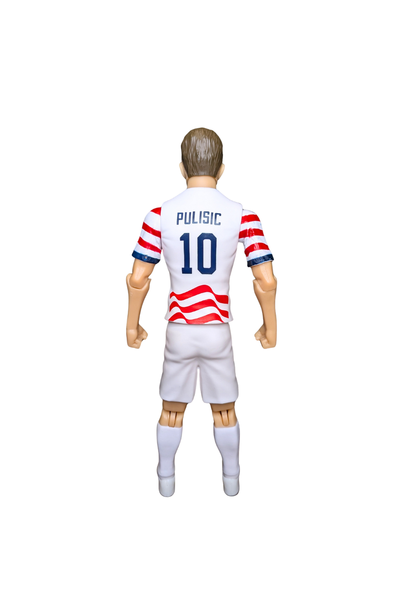 Banbo Toys Sockers 2026 USMNT Christian Pulisic Home Jersey 8" Soccer Action Figure, Alternate, color, Red