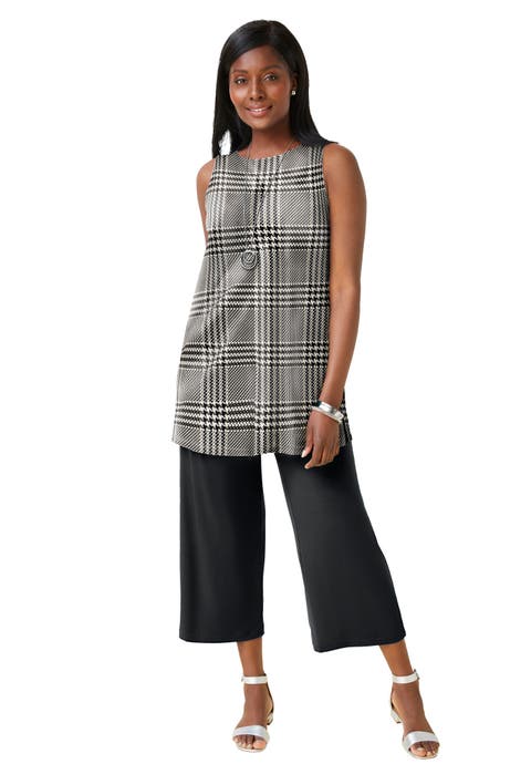 Stretch Knit Tunic Tank