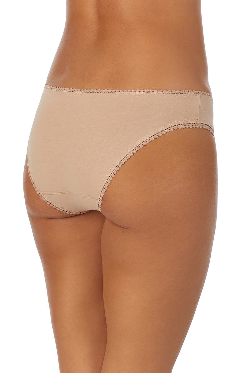 On Gossamer Cabana Cotton Leakproof Bikini, Alternate, color, Champagne