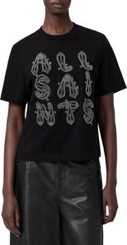 AllSaints Ella Lisa Cotton Graphic T-Shirt