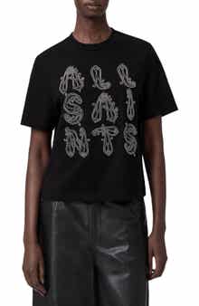 AllSaints Ella Lisa Cotton Graphic T-Shirt