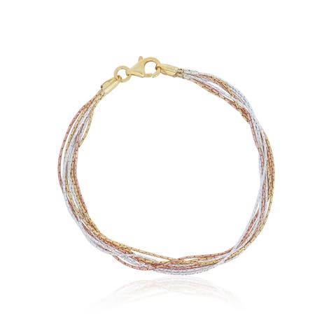 Tricolor Seven Strand Bracelet