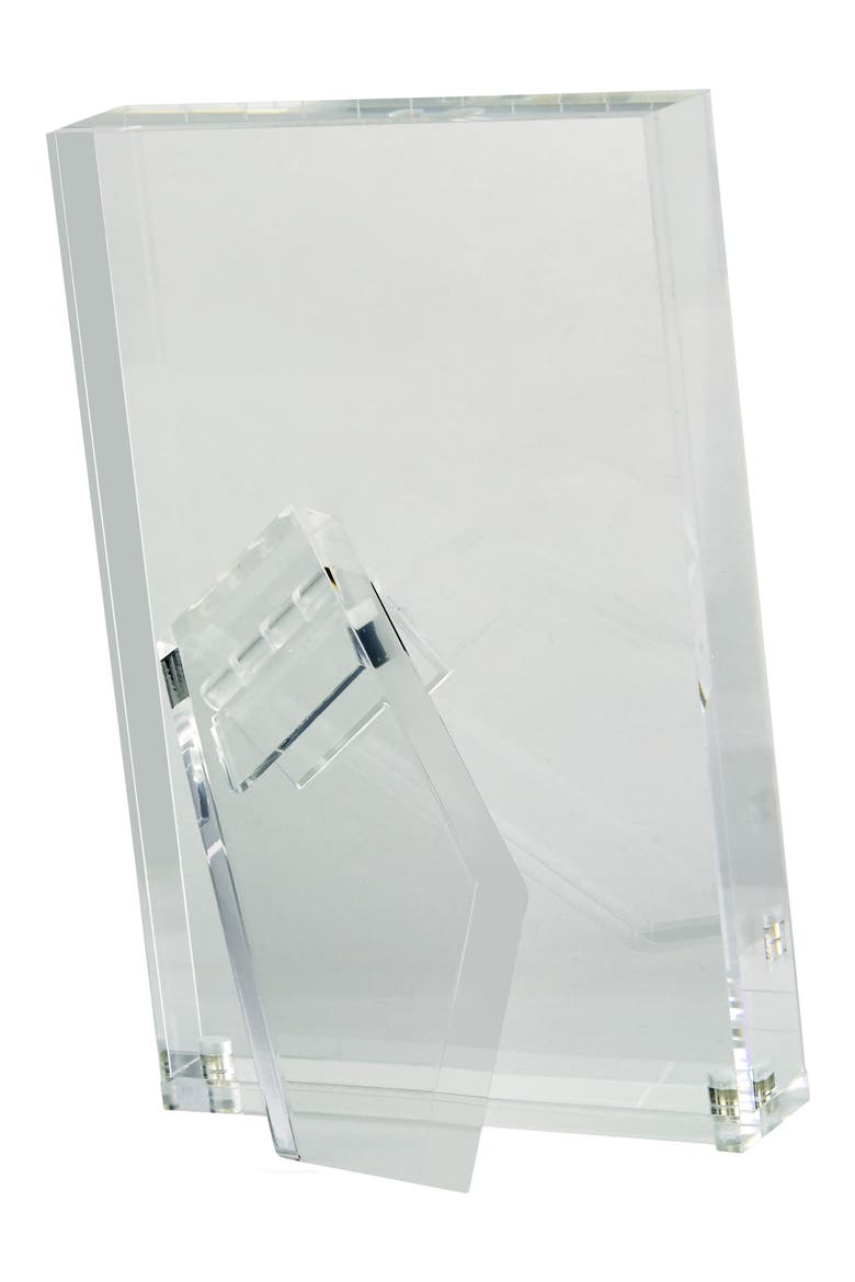Lucite Easel 4" x 6" Picture Frame, Alternate, color, CLEAR