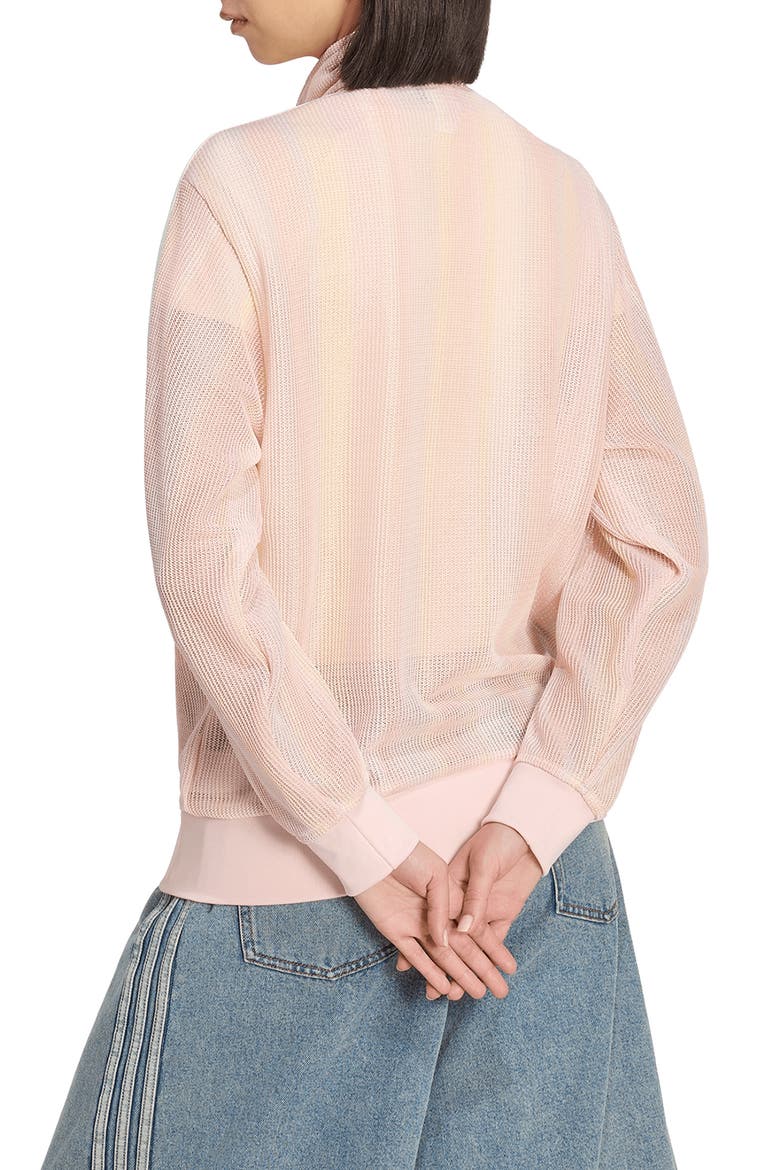 Mesh Track Jacket, Alternate, color, SANDY PINK/