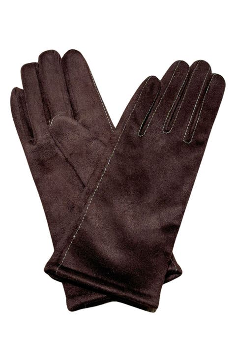 Tech Suede Gloves with Detachable Armwarmer