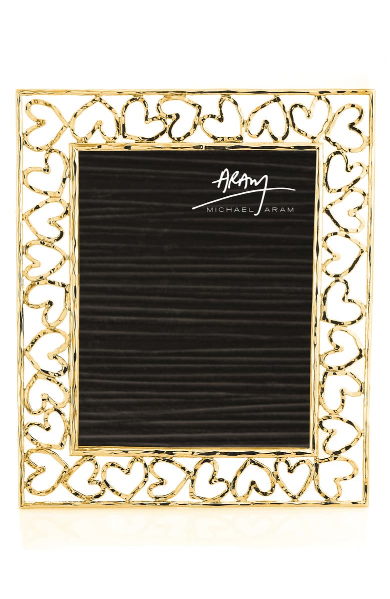 Michael Aram Heart Picture Frame, Main, color, Gold