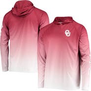 Columbia Men's Columbia PFG Crimson Oklahoma Sooners Terminal Tackle Omni-Shade UPF 50 Long Sleeve Hooded Top