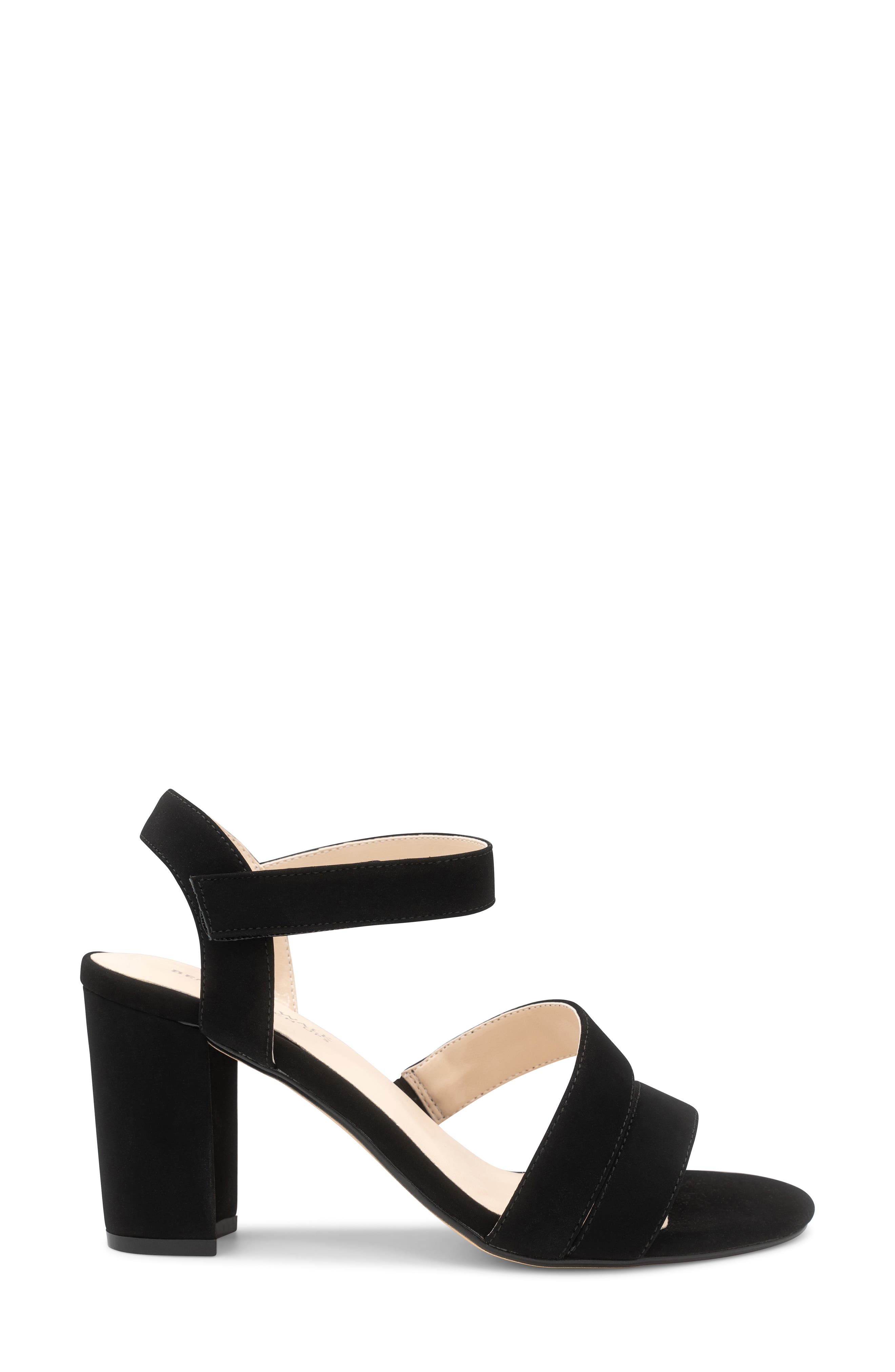 Touch Ups Lucille Ankle Strap Sandal, Alternate, color, Black