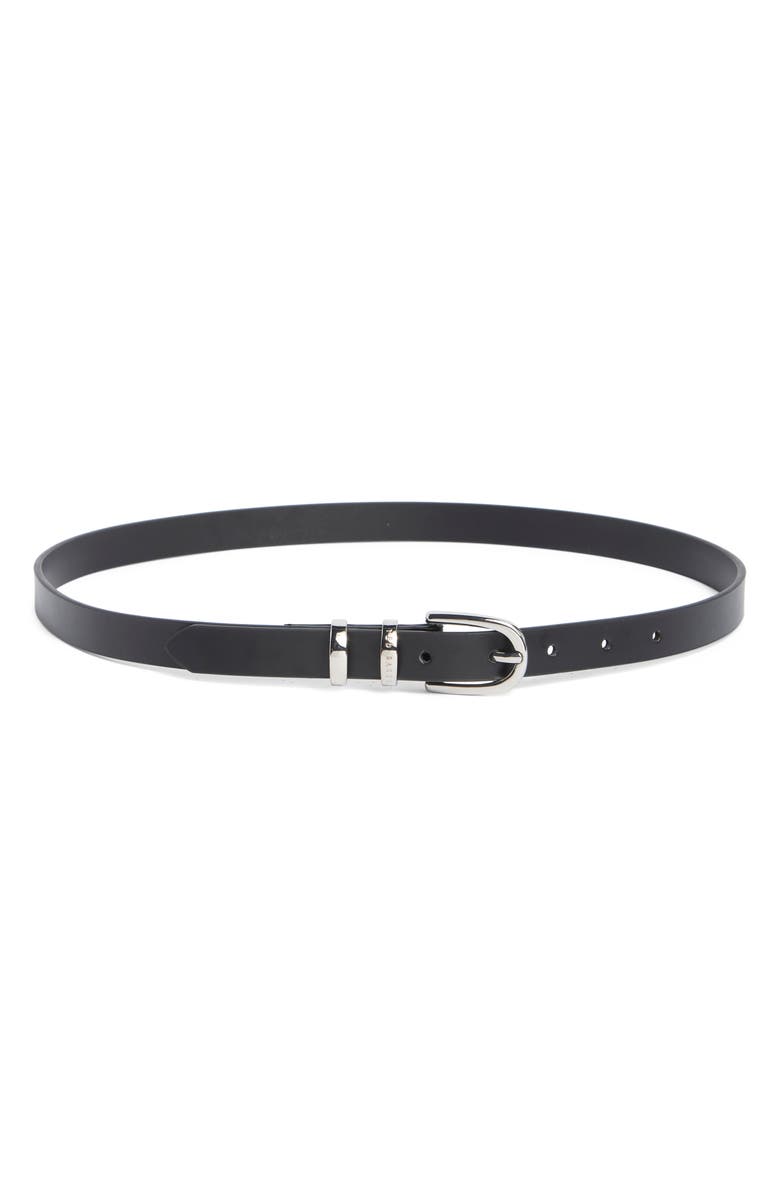 Ted Baker London Leather Belt, Main, color, Black