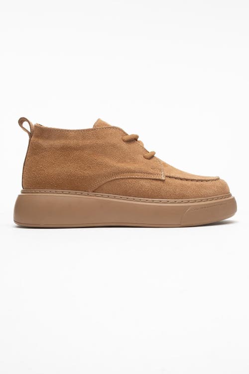 Forever & Always Shoes Lilya Leather Chukka Boot In Brown