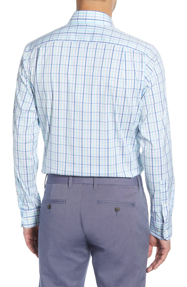 Bonobos Rancho Slim Fit Stretch Plaid Dress Shirt, Alternate, color, 