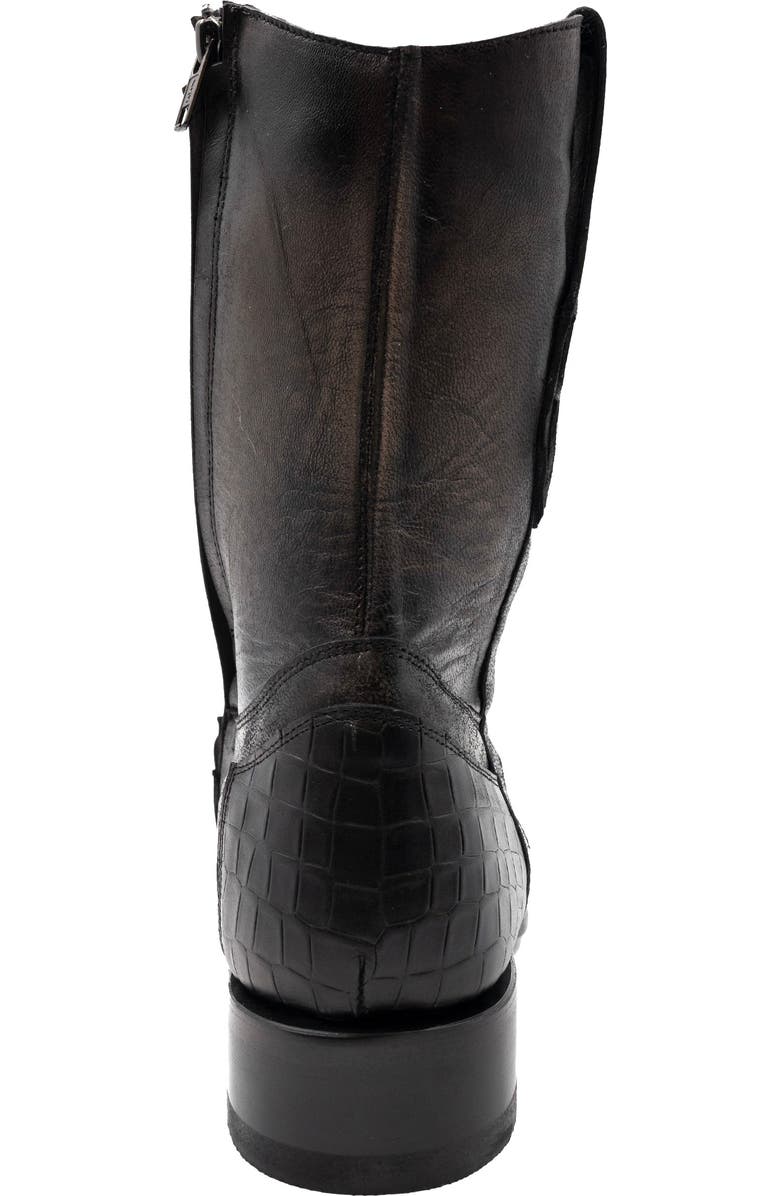 Ferrini Men's Winston Zippered Western Boot, Alternate, color, Black